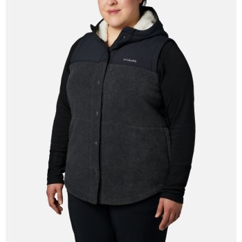 Columbia Gilet Dames, Benton Springs Overlay Plus Size DonkerGrijs, 27AKNHMTQ